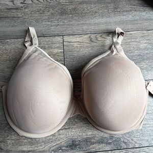 NWT Third Love 24/7 Classic Contour Plunge Bra Underwire Taupe Sz 40G (no Pads)